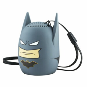 eKids Batman Φορητό ηχείο Bluetooth για παιδιά με λουράκι καρπού (Γκρι/Μαύρο) - Image 3