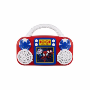 eKids Spidey and His Amazing Friends Boombox Karaoke & Ασύρματο Μικρόφωνο για παιδιά με ενσωματωμένη μουσική