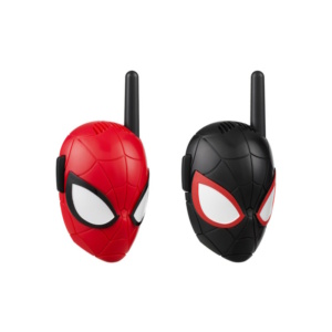 eKids Spiderman Σετ 2 Walkie Talkies για παιδιά & ενήλικες με ενσωματωμένο μεγάφωνο και εμβέλεια 150 μέτρων (SM-207) (Μαύρο/Κόκκινο) - Image 5