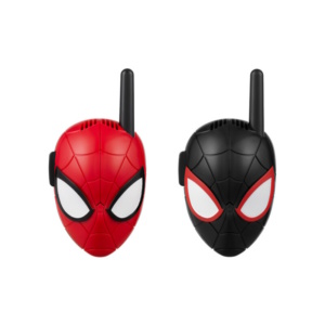 eKids Spiderman Σετ 2 Walkie Talkies για παιδιά & ενήλικες με ενσωματωμένο μεγάφωνο και εμβέλεια 150 μέτρων (SM-207) (Μαύρο/Κόκκινο) - Image 3