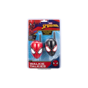 eKids Spiderman Σετ 2 Walkie Talkies για παιδιά & ενήλικες με ενσωματωμένο μεγάφωνο και εμβέλεια 150 μέτρων (SM-207) (Μαύρο/Κόκκινο) - Image 4