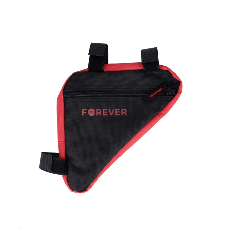 Forever Bike Bag Under The Frame – Τσάντα Υποπλαισίου Ποδηλάτου FB-100 (Μαύρο / Κόκκινο)