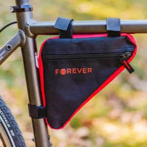 Forever Bike Bag Under The Frame – Τσάντα Υποπλαισίου Ποδηλάτου FB-100 (Μαύρο / Κόκκινο) - Image 4
