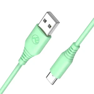 Tellur Σιλικονούχο Καλώδιο USB‑A σε USB‑C, 3 A, 1 m – Πράσινο - Image 4