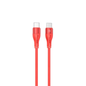 Tellur Silicone USB‑C σε USB‑C Καλώδιο