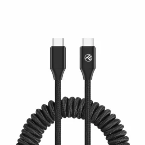 Καλώδιο φόρτισης και δεδομένων Tellur USB-C σε USB-C PD60W – επεκτάσιμο έως 1,8 μέτρα σε μαύρο χρώμα - Image 3
