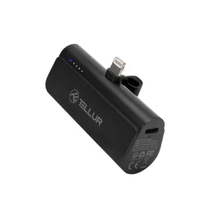 Tellur  Power Bank PD203 5000mAh, Lightning PD20W σε Μαύρο χρώμα (TLL158421) - Image 3