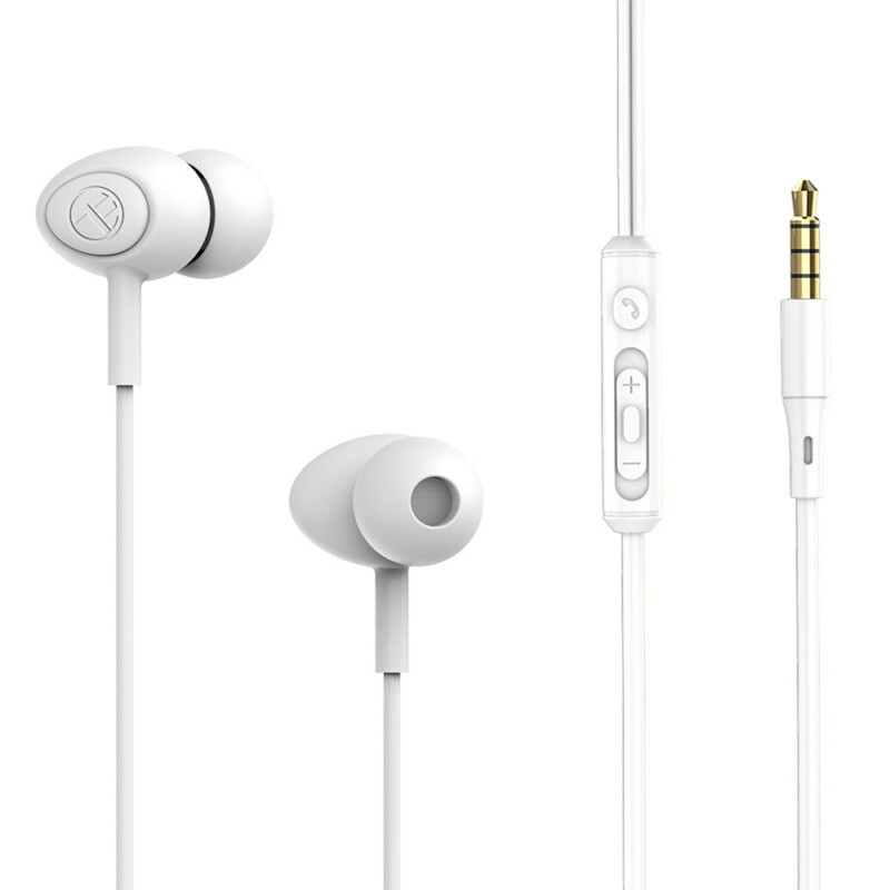 Tellur Gamma Ενσύρματα In‑Ear Ακουστικά με Μικρόφωνο – Επιλογή Χρωμάτων (Λευκό)