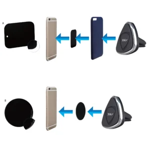 Tellur Phone Air Vent Magnetic Car Holder Μαγνητική Βάση στήριξης Smartphone αεραγωγών αυτοκινήτου (Black) - Image 4