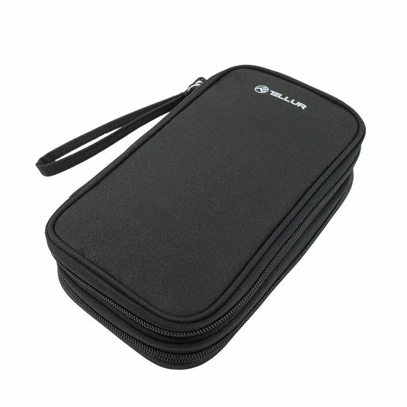 Tellur Universal Travel Cable Organizer- Τσάντα οργάνωσης Ταξιδιου σε Μαύρο χρώμα (TLL193011) - Image 5