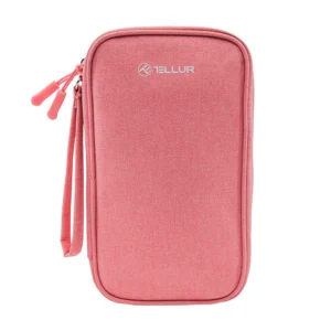 Tellur Universal Travel Cable Organizer- Τσάντα οργάνωσης Ταξιδιου σε ροζ χρώμα (TLL193021) - Image 2