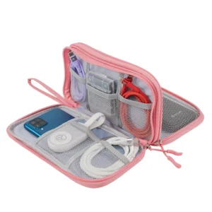 Tellur Universal Travel Cable Organizer- Τσάντα οργάνωσης Ταξιδιου σε ροζ χρώμα (TLL193021) - Image 5