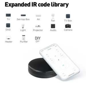 Tellur Smart IR WiFi Remote Control Τηλεχειρισμός IR & Αισθητήρας θερμοκρασίας & υγρασίας WiFi σε μαύρο (TLL331241) - Image 4