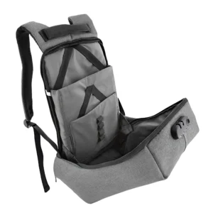 Tellur Anti-Theft V2 Αδιάβροχο Backpack με θήκη για laptop έως 15,6" – Grey (TLL611232) - Image 5