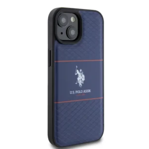 U.S. Polo Assn. HC PU Pattern Stripe – Θήκη προστασίας από σιλικόνη iPhone 15 (Navy – USHCP15SPTRV) - Image 5