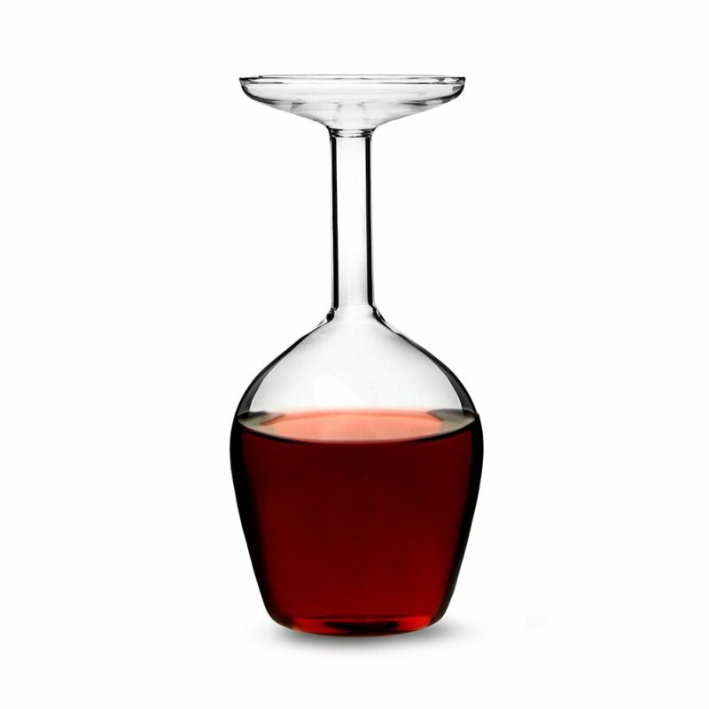 Upside Down Wine Glass - Αναποδογυρισμένο Ποτήρι Κρασιού – Μοναδικό και Διασκεδαστικό! - Image 2