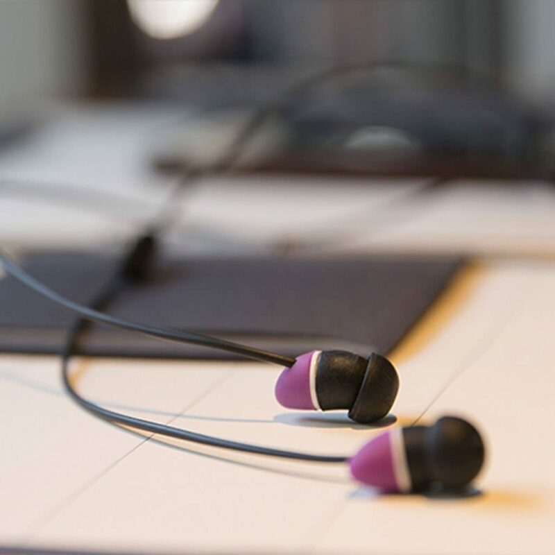 DesignNest earBeans |nano| Ελαφριά ακουστικά σε σχήμα φασολιού (Orchid Purple) - Image 4