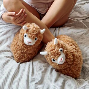 mm Alpaca / Lama Slippers – Παντόφλες για τις πιο ζεστές στιγμές στο σπίτι - Image 3