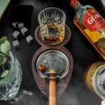 Whiskey & Cigar Tray – Ξύλινος Δίσκος για Ουίσκι & Πούρο - Image 4