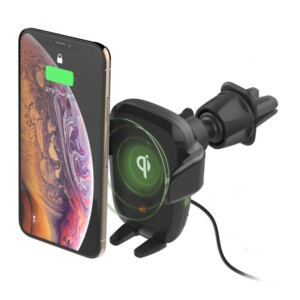 iOttie 2 in 1 Auto Sense Wireless - ασύρματος φορτιστής/βάση στήριξης Smartphone για αεραγωγούς αυτοκινήτου σε χρώμα μαύρο (HLCRIO164) - Image 2