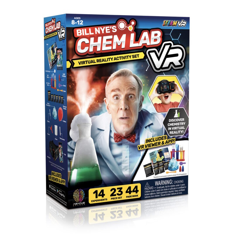 Abacus Brands Bill Nye's Chemistry Kit Chem Lab VR Επιστημονικό σετ εικονικής πραγματικότητας – Πλήρης Αγγλική Έκδοση – Περιλαμβάνει Γυαλιά VR - Image 2