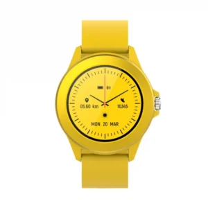 Forever Smartwatch με παλμογράφο Colorum CW-300 xYellow σε κίτρινο χρώμα - Image 3