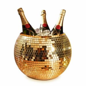 Disco Ball Ice Bucket  Gold - Κουβάς Πάγου Ντισκομπάλα – Προσθέστε Λάμψη στα Πάρτι σας - Image 2