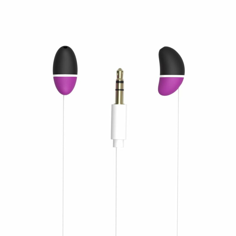 DesignNest earBeans |nano| Ελαφριά ακουστικά σε σχήμα φασολιού (Orchid Purple) - Image 2