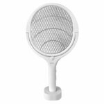 Electric Mosquito Swatter – 3 σε 1 Ηλεκτρική Ρακέτα Κουνουπιών με Λειτουργία Παγίδας και Βάση Φόρτισης - Image 2