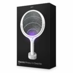 Electric Mosquito Swatter – 3 σε 1 Ηλεκτρική Ρακέτα Κουνουπιών με Λειτουργία Παγίδας και Βάση Φόρτισης - Image 3