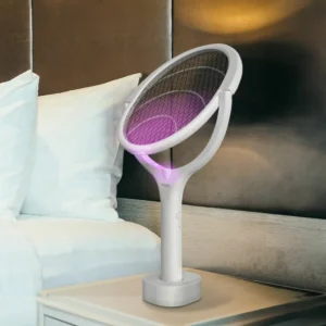 Electric Mosquito Swatter – 3 σε 1 Ηλεκτρική Ρακέτα Κουνουπιών με Λειτουργία Παγίδας και Βάση Φόρτισης - Image 5