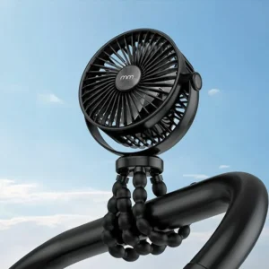 Flex Fan – Φορητός Ανεμιστήρας με Ενσωματωμένο Power Bank και Ευέλικτη Βάση - Image 5