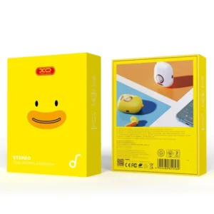 XO G6 TWS Earbuds Bluetooth Handsfree Ακουστικά με Θήκη Φόρτισης Κίτρινα (Pet Series) - Image 3