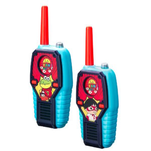 eKids Ryan's World Walkie Talkies για παιδιά & ενήλικες με ενσωματωμένο μεγάφωνο και εμβέλεια 150 μέτρων (RW-212) (Μπλε/Κόκκινο/Θαλασσί) - Image 2