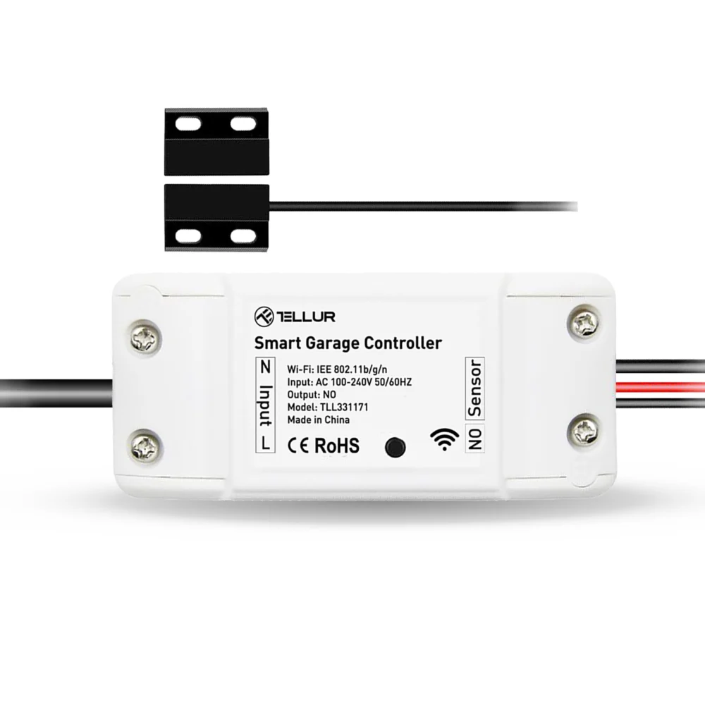 Tellur Smart WiFi Garage Door control Kit Τηλεχειρισμός Γκαραζόπορτας σε λευκό χρώμα Tellur Smart WiFi Garage Door control Kit Τηλεχειρισμός Γκαραζόπορτας σε λευκό χρώμα