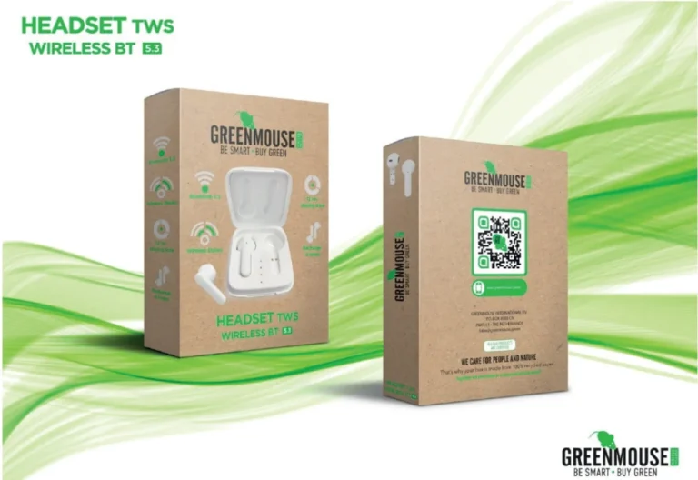 GreenMouse Bluetooth True Wireless Ακουστικά σε λευκό χρώμα – 46956679 - Image 5