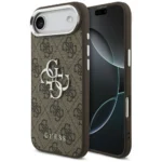 Guess 4G Big 4G Classic Logo case for iPhone 17 Air - brown and silver - Θήκη προστασίας iPhone 17 Air σε Καφέ- Ασημί χρώμα - Image 2