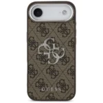 Guess 4G Big 4G Classic Logo case for iPhone 17 Air - brown and silver - Θήκη προστασίας iPhone 17 Air σε Καφέ- Ασημί χρώμα - Image 4