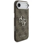 Guess 4G Big 4G Classic Logo case for iPhone 17 Air - brown and silver - Θήκη προστασίας iPhone 17 Air σε Καφέ- Ασημί χρώμα - Image 3