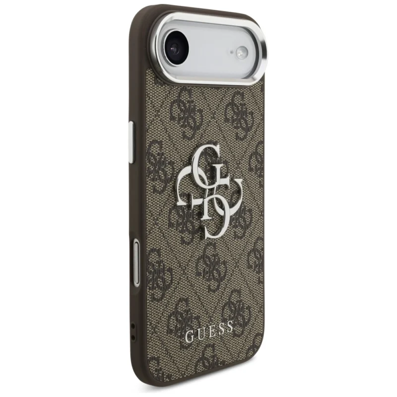Guess 4G Big 4G Classic Logo case for iPhone 17 Air - brown and silver - Θήκη προστασίας iPhone 17 Air σε Καφέ- Ασημί χρώμα - Image 3