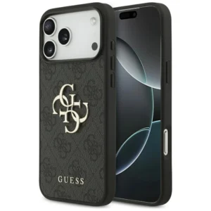Guess - 4G Big Logo - Case for iPhone 17 Pro Max - Black - Θήκη Προστασίας iPhone17 Pro Max -Μαύρο