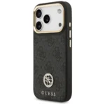 Guess - 4G Big Logo Strass with stripes MagSafe case for iPhone 17 Pro - Black - Θήκη Προστασίας για iPhone 17 Pro σε Μαύρο Χρώμα - Image 5