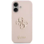 Guess Silicone Big 4G Script Case for iPhone 17 Pink - Θήκη προστασίας iPhone 17 σε Ροζ χρώμα - Image 4