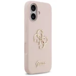 Guess Silicone Big 4G Script Case for iPhone 17 Pink - Θήκη προστασίας iPhone 17 σε Ροζ χρώμα - Image 3