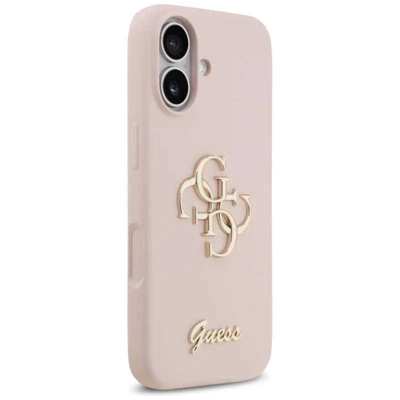 Guess Silicone Big 4G Script Case for iPhone 17 Pink - Θήκη προστασίας iPhone 17 σε Ροζ χρώμα - Image 3