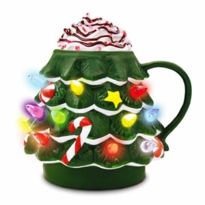 mm LED Christmas Tree Mug – Φωτιζόμενη Χριστουγεννιάτικη Κούπα (200 ml) - Image 2