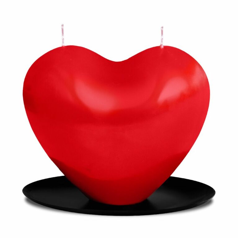 Melting Heart Candle – Αρωματικό Κερί Καρδιάς με Άρωμα Τριαντάφυλλο