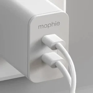 Mophie Speedport 45W 2xUSB-C GaN Fast Wall Charger Οικιακός φορτιστής ταχείας φόρτισης ισχύος 45W (λευκός) (409909299) - Image 5