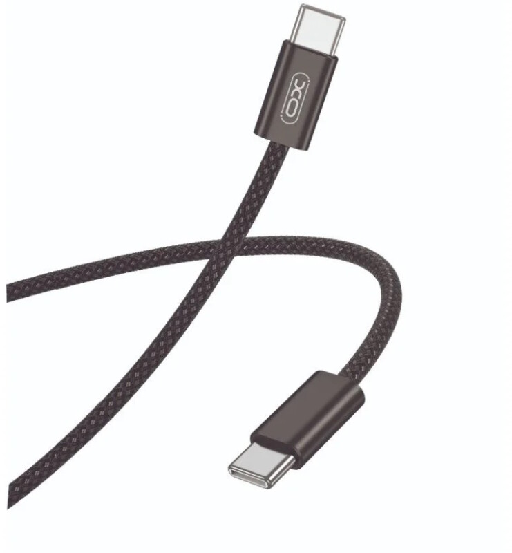 XO - Καλώδιο Φόρτισης Braided USB-C σε USB-C 60W - Μαύρο XO - Καλώδιο Φόρτισης Braided USB-C σε USB-C 60W - Μαύρο