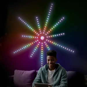 The Source –  LED Burst Light Set – Πολύχρωμο Φωτιστικό με Τηλεχειριστήριο & Rainbow Εφέ - Image 4